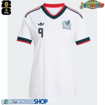 Maglie da calcio Messico Raul Jimenez #9 Seconda Maglia Femminile Mondiali 2026  Manica Corta